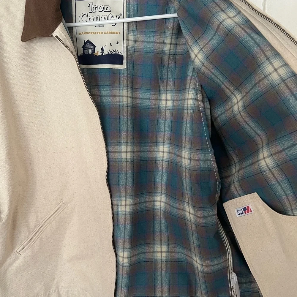 BRAND NEW (no tags) NEVER WORN. Iron County made in USA chore jacket. Size XL